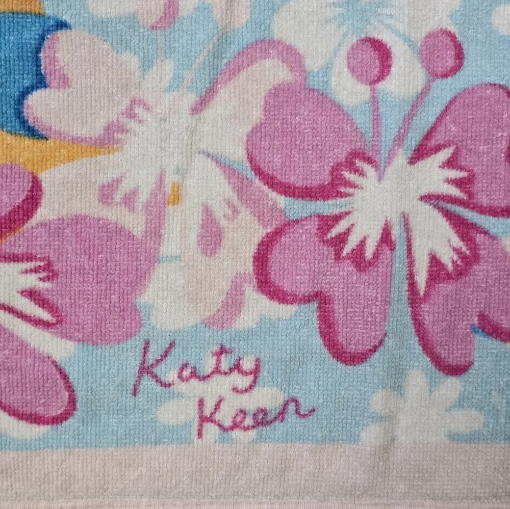 Katy Keen Vintage Beach Towel 100% Cotton Pool Beach Vacation Bath Towel